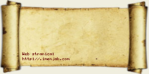 Denis Mošorinac vizit kartica